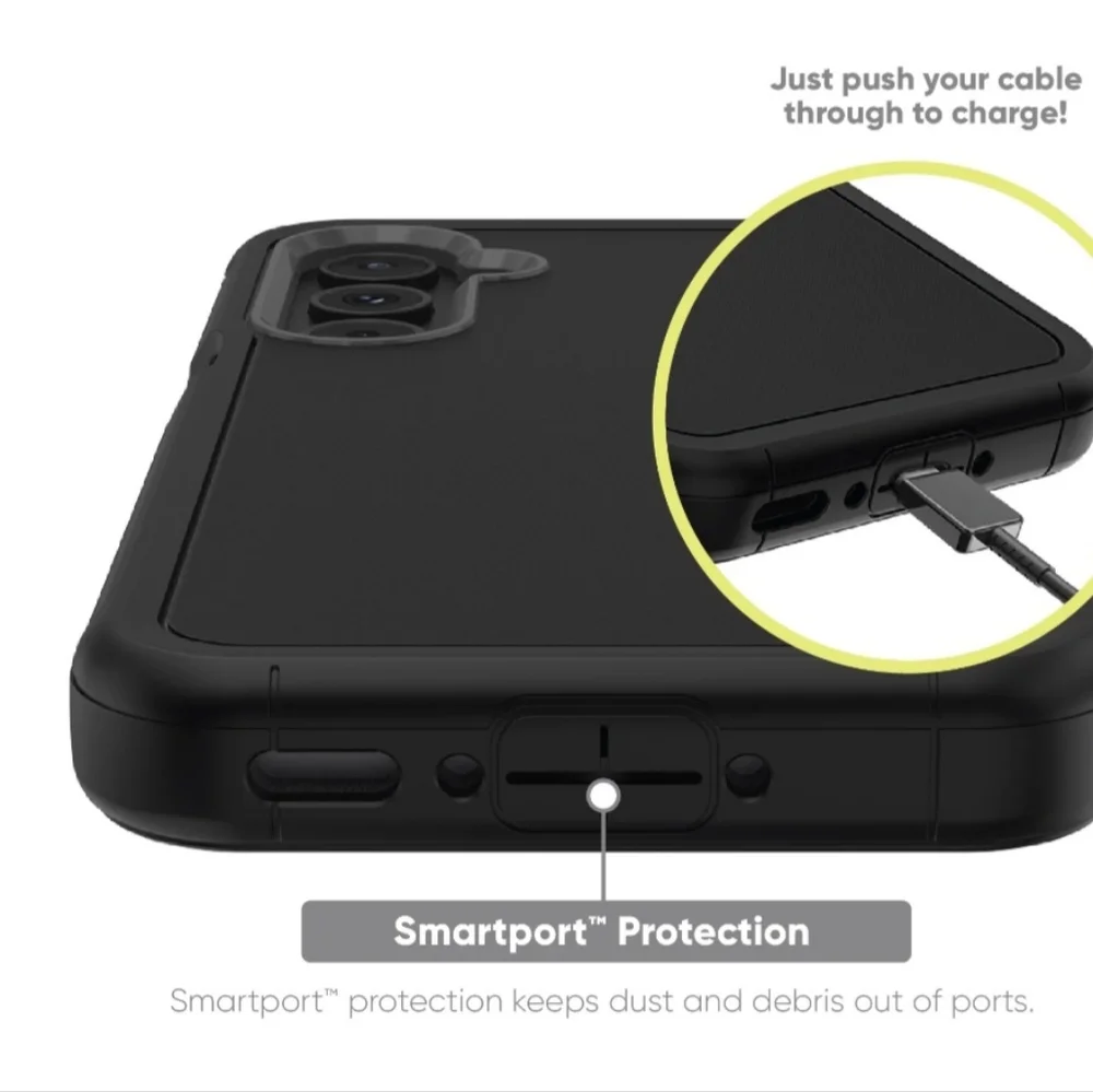 NWT Samsung Galaxy A35 5G Black Rugged Case Never Opened